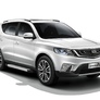 Пороги алюминиевые Silver Geely Emgrand X7 (2019-2023)