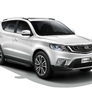 Пороги алюминиевые Black Geely Emgrand X7 (2019-2023)