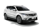 Пороги алюминиевые Premium-Black Geely Emgrand X7 (2019-2023)