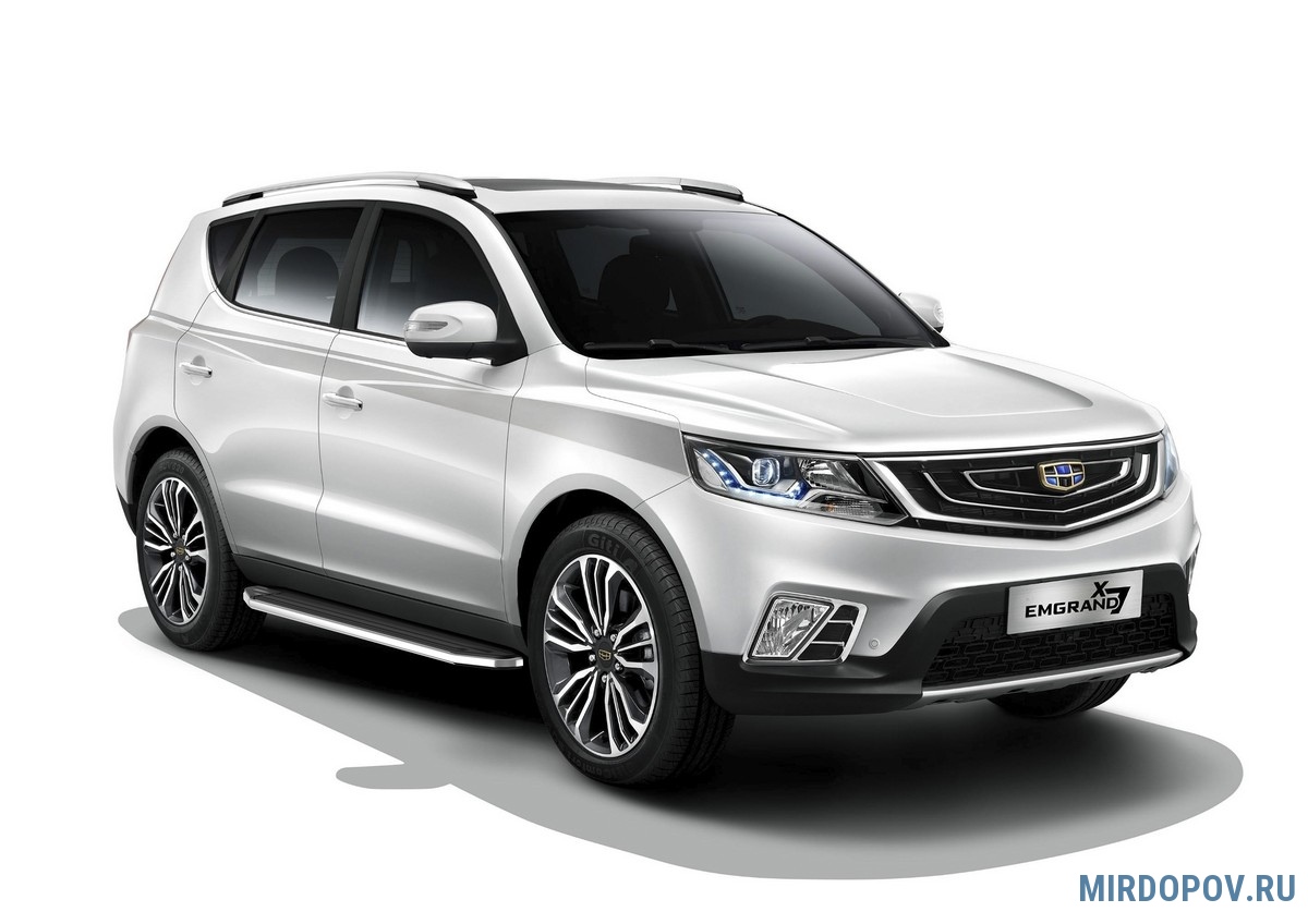 Пороги алюминиевые Premium Geely Emgrand X7 (2019-2023) № A173ALP.1904.1 -  купить по лучшей цене на mirdopov.ru