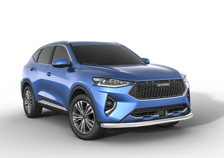 Защита переднего бампера d57 Haval F7x (2019-2021) R.9404.001