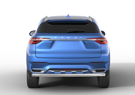 Защита заднего бампера d57 Haval F7 (2019-2021) R.9404.004