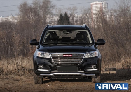 Защита переднего бампера d57 волна Haval H6 (2014-2020) R.9402.003