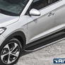 Пороги алюминиевые Premium Hyundai Tucson (2015-2021)