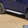 Пороги алюминиевые Silver Isuzu D-Max (2015-2021)