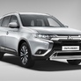 Защита переднего бампера d57 короткая Mitsubishi Outlander (2015-2023)