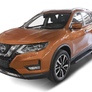 Пороги алюминиевые Black Nissan X-Trail (2015-2023)