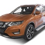 Пороги алюминиевые Silver new Nissan X-Trail (2015-2023)