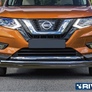 Защита переднего бампера d57+d42 Nissan X-Trail (2018-2023)