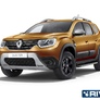 Пороги алюминиевые Premium для Renault Duster (2021-2024)