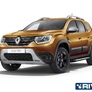 Пороги алюминиевые Bmw-Style для Renault Duster (2021-2024)