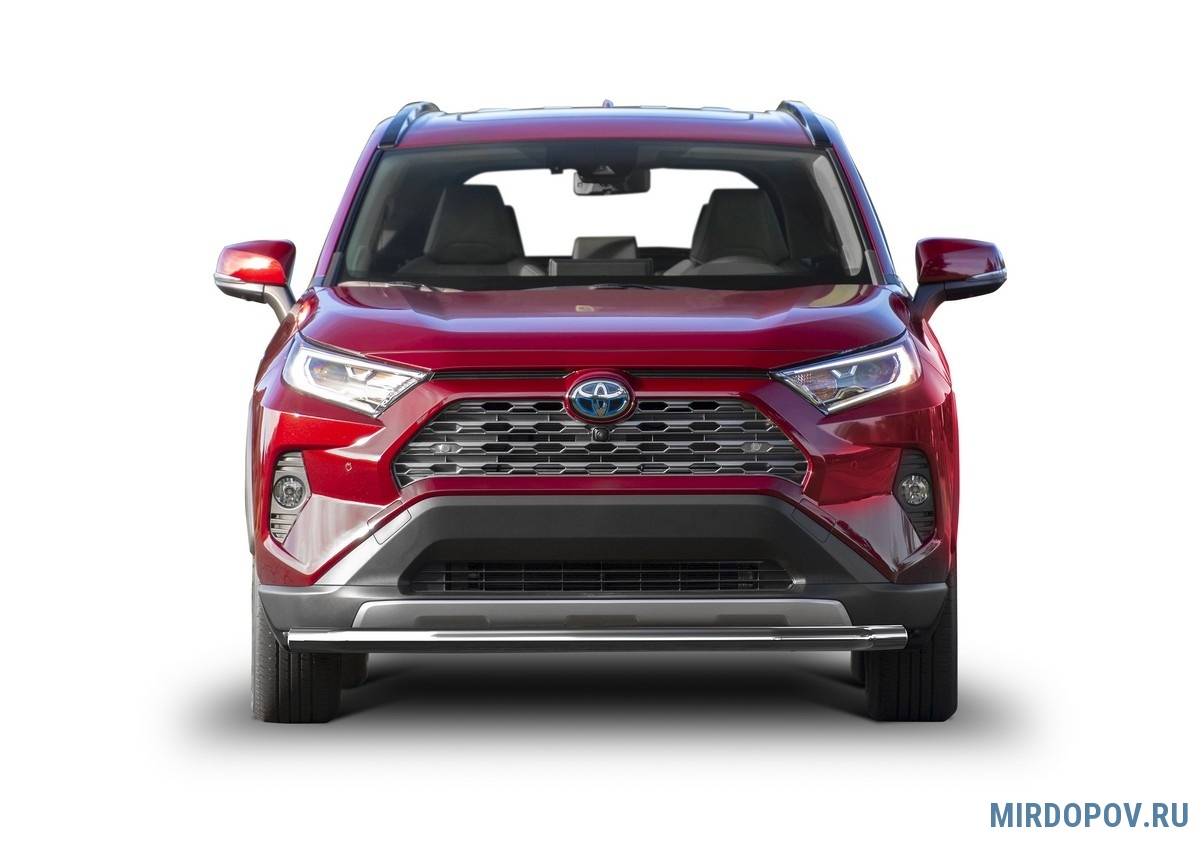 Защита переднего бампера d57 Toyota Rav 4 (2019-2024) № R.5725.001 - купить  по лучшей цене на mirdopov.ru