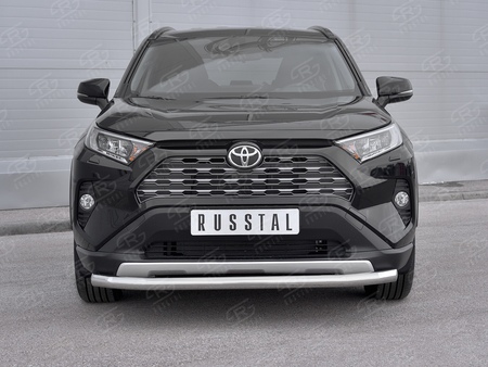 Защита переднего бампера d63 секции RUSSTAL Toyota RAV4 (2019-2024) TR4Z-003361