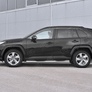 Пороги труба d76 с накладкой вариант 3 RUSSTAL Toyota RAV4 (2019-2025)
