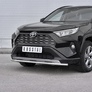 Защита переднего бампера d42 секции RUSSTAL Toyota RAV4 (2019-2025)