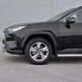 Защита переднего бампера d42 секции - d42 дуга RUSSTAL Toyota RAV4 (2019-2024)