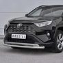 Защита переднего бампера d63 секции RUSSTAL Toyota RAV4 (2019-2024)