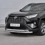 Защита переднего бампера d63 секции - d75xd42 дуга RUSSTAL Toyota RAV4 (2019-2024)