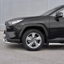 Защита переднего бампера d63 секции - d75xd42 дуга RUSSTAL Toyota RAV4 (2019-2024)