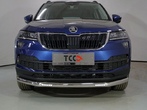 Защита переднего бампера c ДХО 60,3 мм Skoda Karoq (2020-2024)