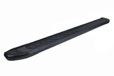 Пороги алюминиевые Slitkoff Elite Black для Suzuki SX4 (2013-2024)