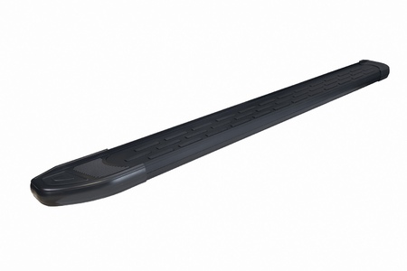 Пороги алюминиевые Slitkoff Premium Black для Suzuki SX4 (2013-2024) AL-SSX4009