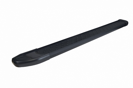 Пороги алюминиевые Slitkoff Standart Black для Nissan X-Trail (2015-2023) AL-NXT15-06