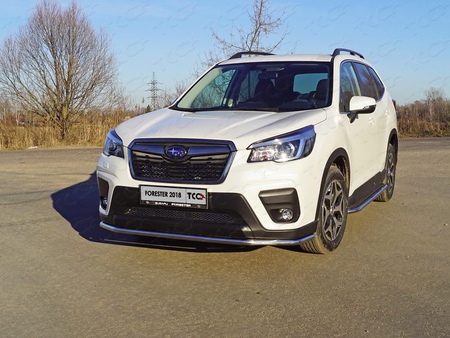 Защита передняя нижняя 42,4 мм Subaru Forester (2018-2021) SUBFOR18-17