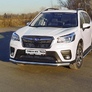 Защита передняя нижняя (овальная) 75х42 мм Subaru Forester (2018-2021)