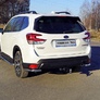 Защита заднего бампера (уголки длинные) 42,4 мм Subaru Forester (2018-2021)