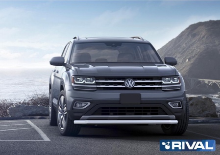 Защита переднего бампера d57 Volkswagen Teramont (2018-2023) R.5805.002