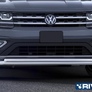 Защита переднего бампера двойная d57+d42 Volkswagen Teramont (2018-2023)