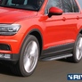 Пороги алюминиевые Premium Volkswagen  Tiguan (2017-2024)