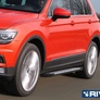 Пороги алюминиевые Bmw-Style Volkswagen  Tiguan (2017-2024)