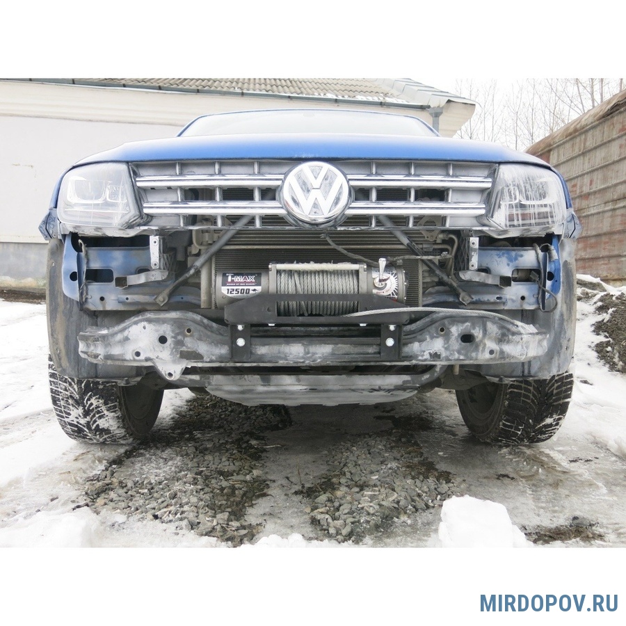 Кронштейн лебедки в штатный бампер Volkswagen Amarok (2010-2023) № L.5801.1  - купить по лучшей цене на mirdopov.ru