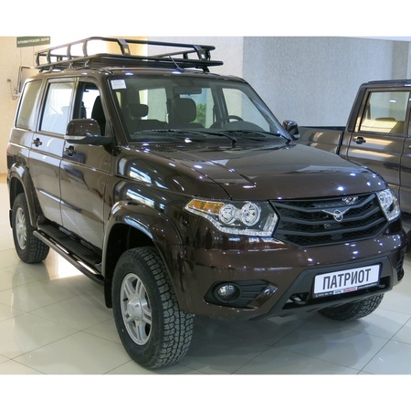 Силовая защита штатных порогов Уаз Патриот (2014-2021) D.6302.1