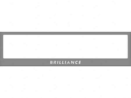 Рамка номерного знака ТСС с вырезом для Brilliance H530 (2011-2017) RN1BRILLIANCE