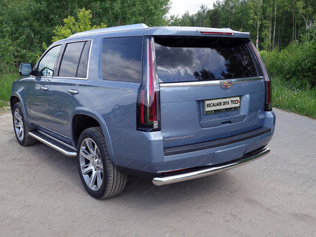 Защита задняя 76,1 мм Cadillac Escalade (2015-2021) CADESC15-17