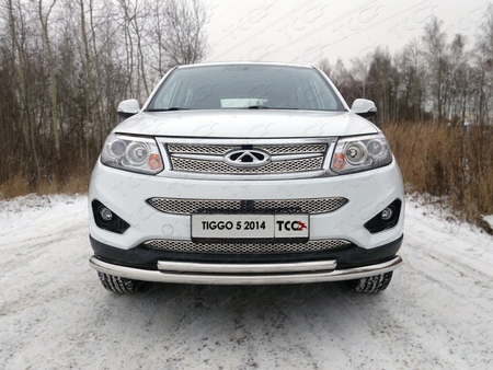 Решетка радиатора средняя (лист) Chery Tiggo 5 (2014-2019) CHERTIG514-05