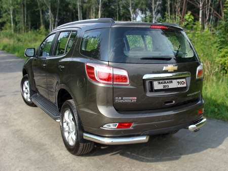 Защита задняя (уголки) 76,1 мм Chevrolet Trailblazer (2013-2019) CHEVTRBL13-11