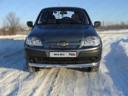 Решётка радиатора нижняя 12 мм Chevrolet Niva (Bertone Edition) (2011-2019) CHEVNIV12-07