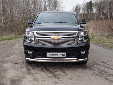 Решетка радиатора нижняя 12 мм Chevrolet Tahoe (2016-2021) CHEVTAH16-04