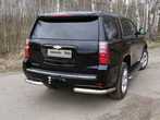 Защита задняя 76,1 мм Chevrolet Tahoe (2016-2021)