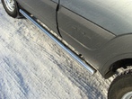 Пороги труба 60,3 мм Chevrolet Niva (2012-2019)