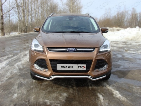 Защита передняя нижняя 42,4 мм Ford Kuga (2013-2019) FORKUG13-03