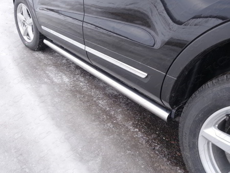 Пороги труба 76,1 мм Ford Explorer (2016-2019) FOREXPL16-12