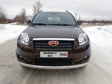 Решетка радиатора верхняя (лист) Geely Emgrand X7 (2013-2016) GEELEMGX715-04