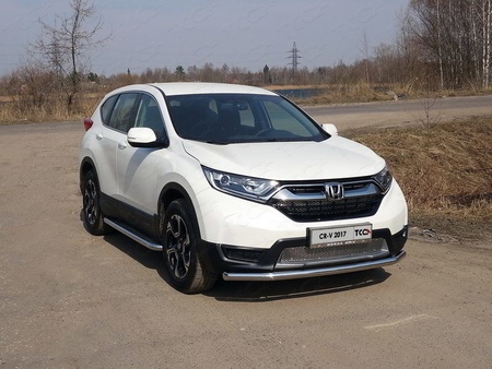 Защита передняя нижняя 60,3 мм Honda CR-V (2017-2023) HONCRV17-19