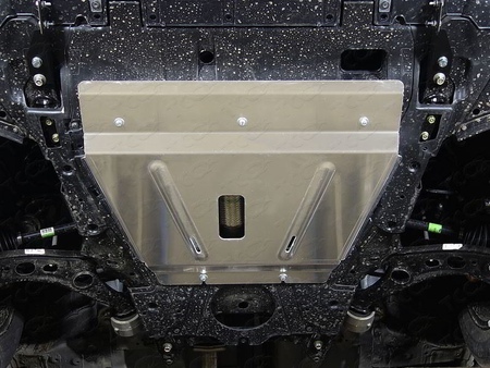 Защиты комплект (картер и кпп, бак, дифференциал) (алюминий) ТСС Honda CR-V (2017-2023) ZKTCC00344K