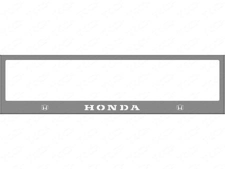 Рамка номерного знака ТСС с вырезом для Honda CR-V (1995-2023) RN1HONDA